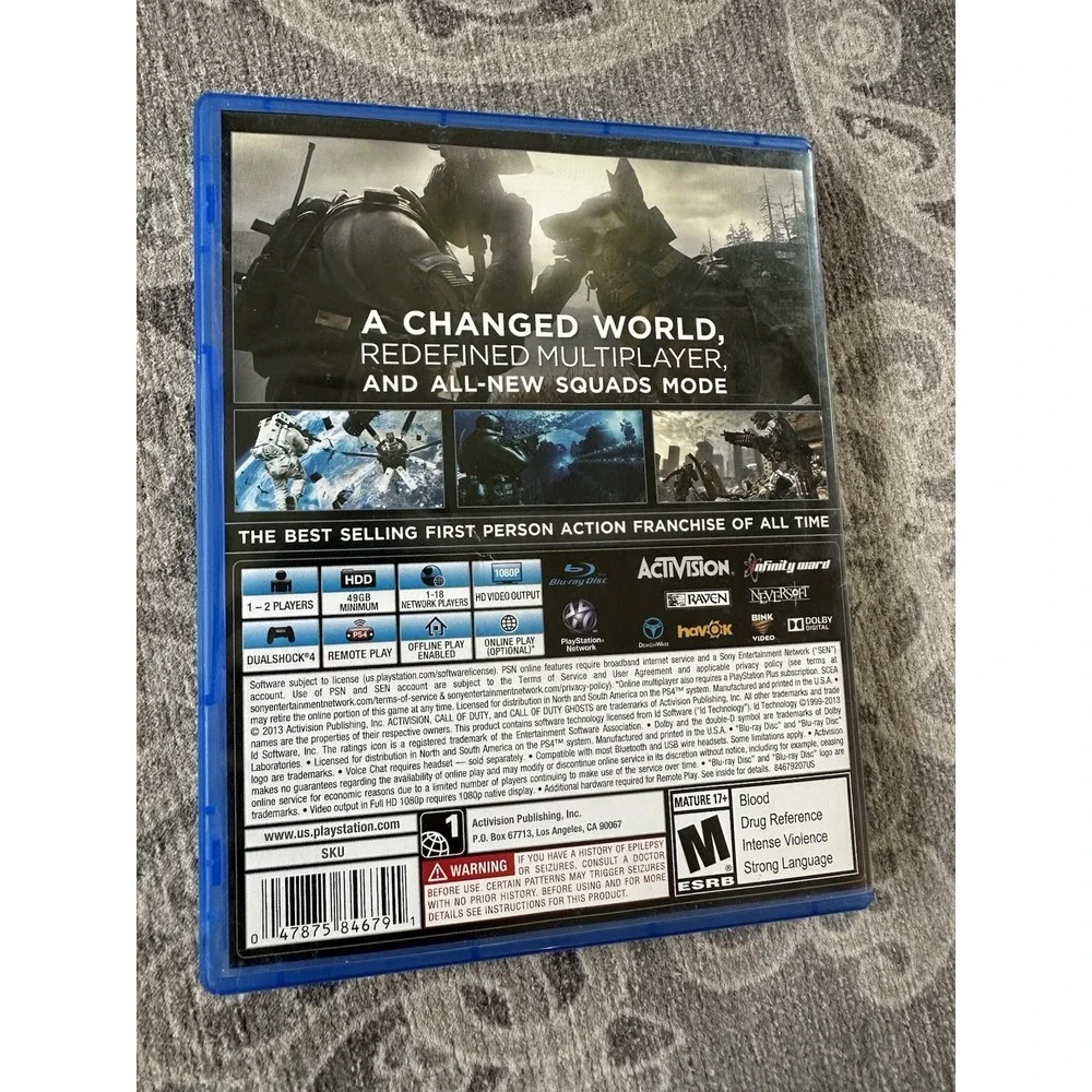 Call of Duty: Ghosts Sony PlayStation 4 Complete (2013)